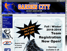 Tablet Screenshot of gcyouthhockey.com